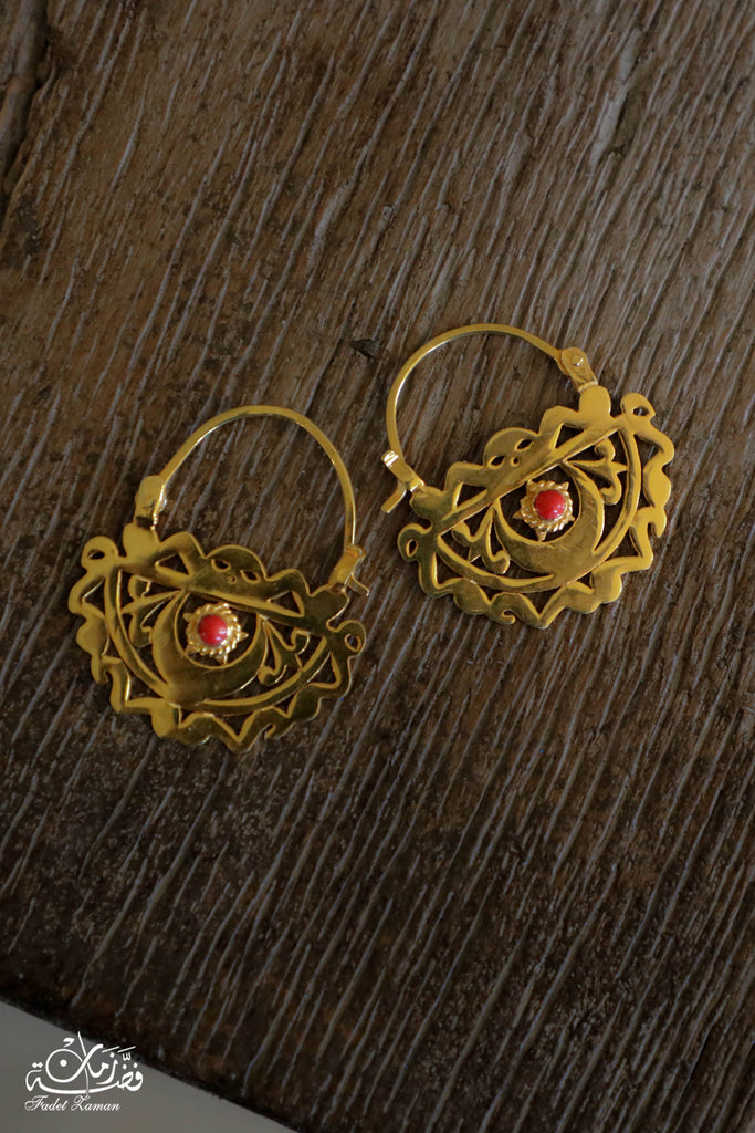 Shnaf Bedouin Earring Gold Plated