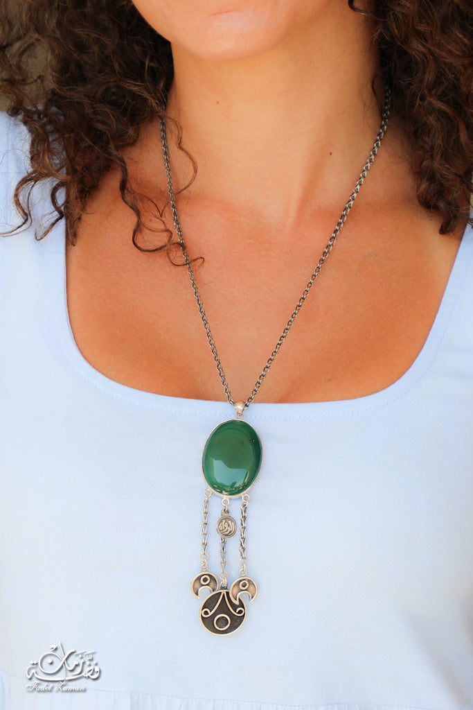 Pendant with Jade stone