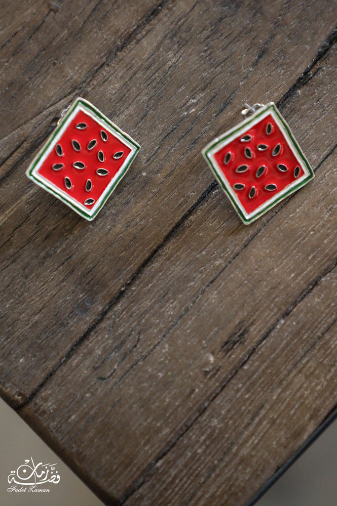 Watermelon earring
