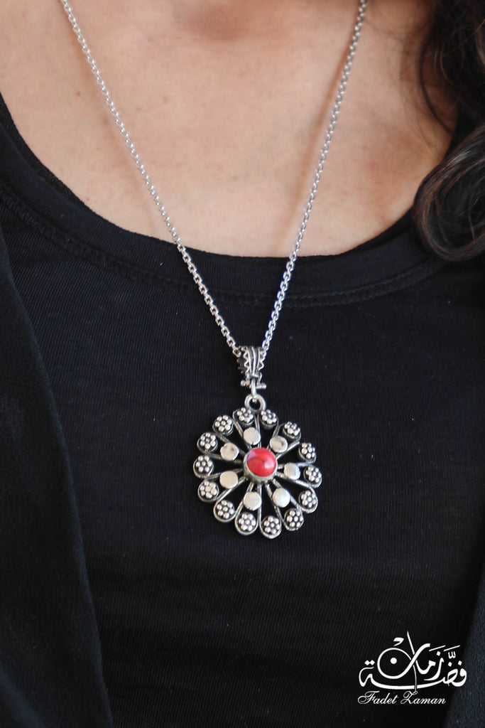 Pendant Flower with Chain