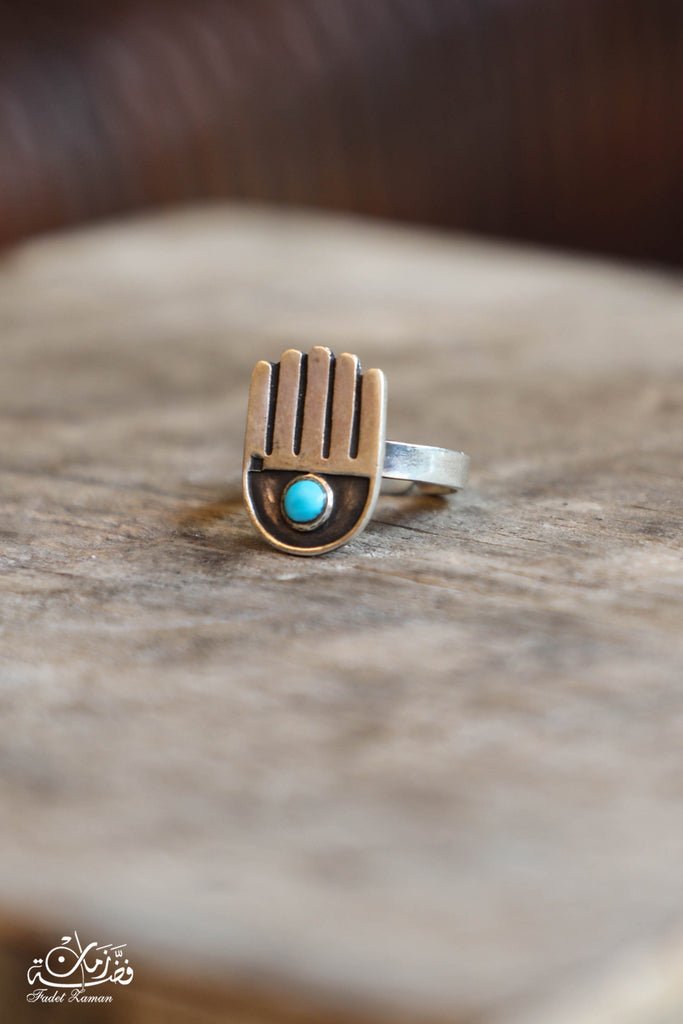 Ring Kaf with stone