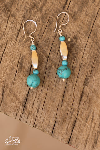Bedouin Olive Beads Earring