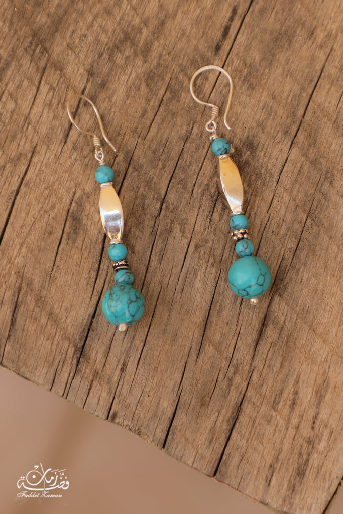 Bedouin Olive Beads Earring