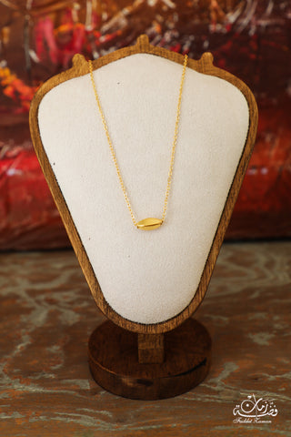 Bedouin Olive Beads Nacklace Gold Plated