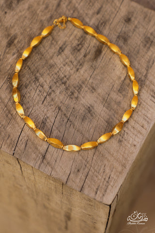 Bedouin Olive Beads Nacklace Gold Plated