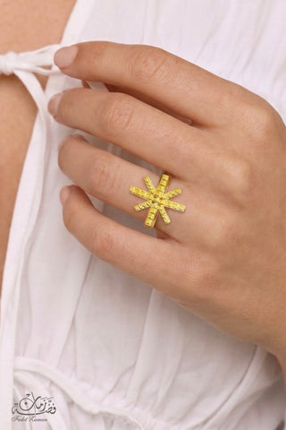 Embroidery motif from Jaffa (Gold Plated)