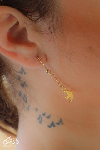 Earring Ya Tair small gold plated