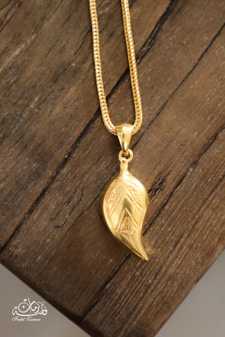 Pendant Lozi (almond) Gold Plated