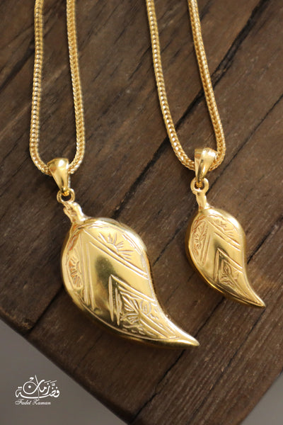 Pendant Lozi (almond) Gold Plated