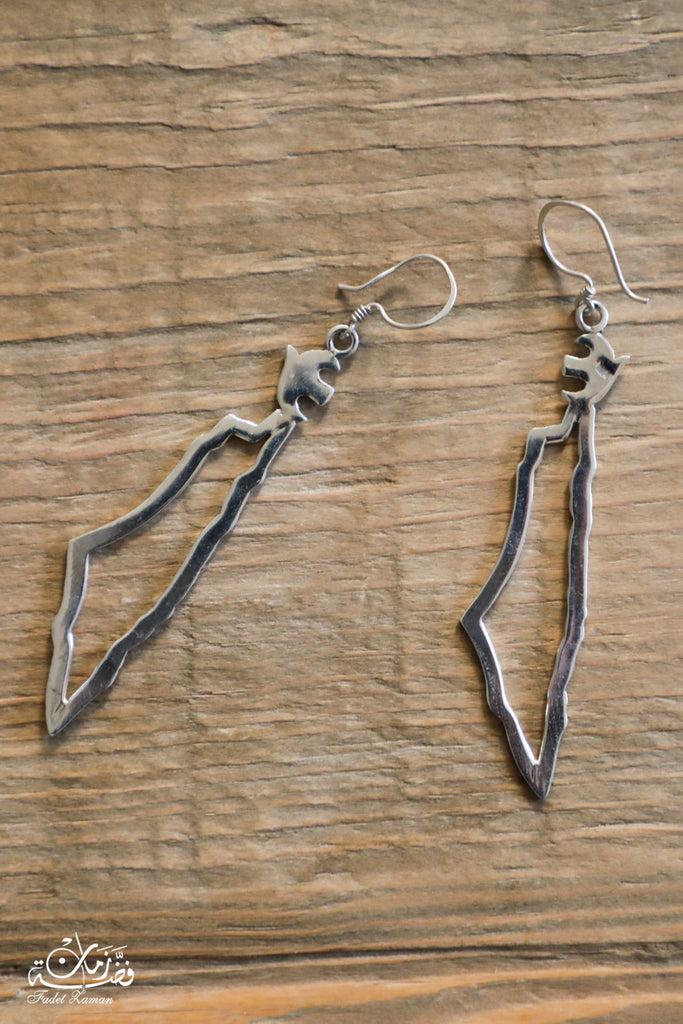 Palestinian Map Earring