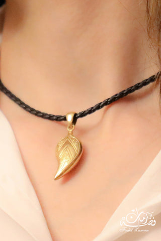 Pendant Lozi (almond) Gold Plated