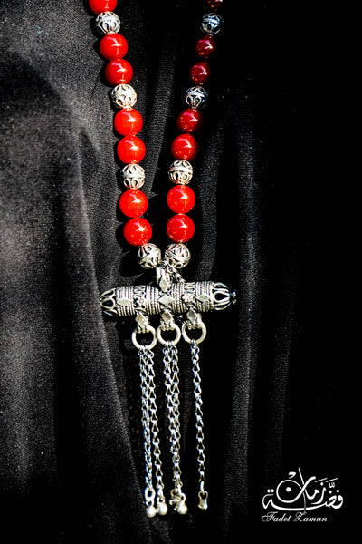 Necklace Hijab (amulet) with Al Fataran stone