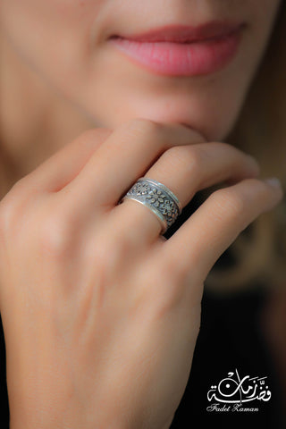 Ring Palestinian embroidery