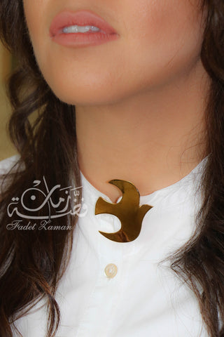 Ya Tair Brooch Gold Plated