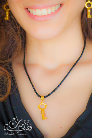 Pendant key Gold Plated